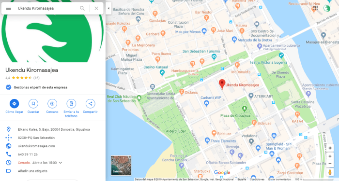 Ukendu Kiromasajea Maps